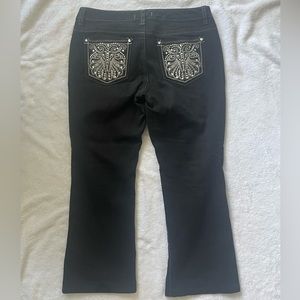 Nine West Vintage America. Vintage Bootcut 8/29. Black Jeans.
